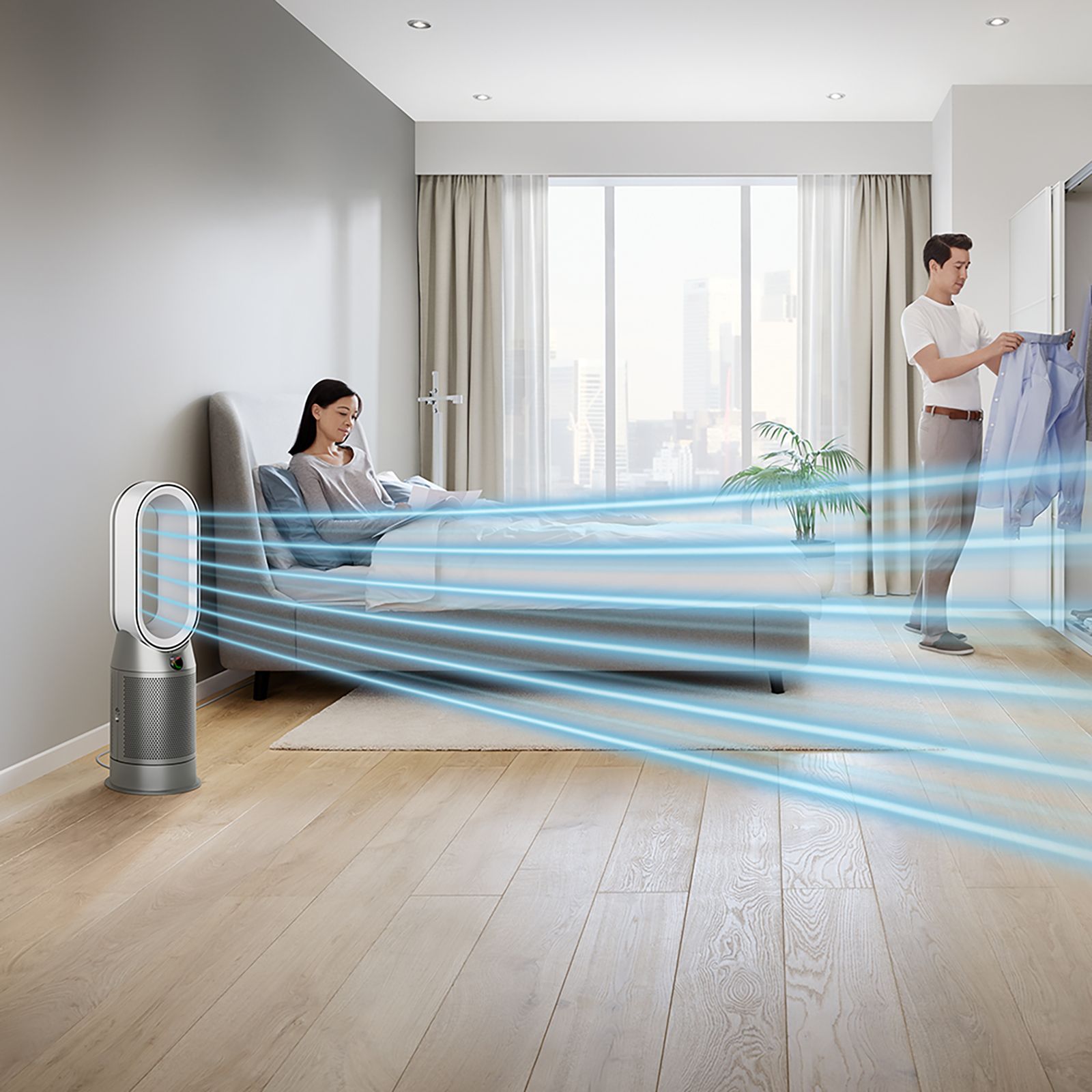 Buy dyson HP07 Smart Air Purifier with Curved & Magnetised